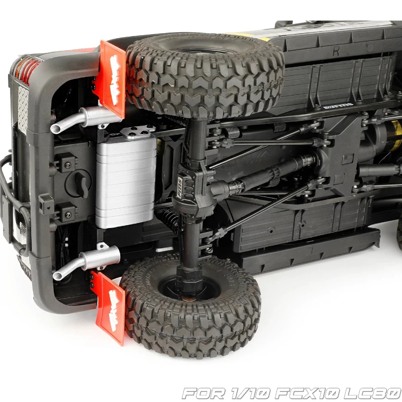 RC Car auxiliary fuel tank, undercar fuel tank, simulation modification accessories for 1/10 RC FCX10 LC80