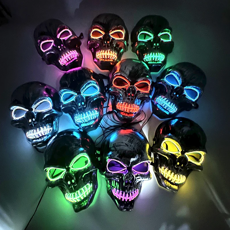 LED Light-Up Pirate Hat & Party Mask – detail image 10