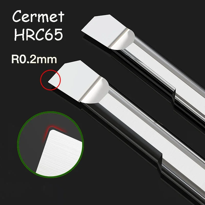 

3mm 4mm 5mm 6mm Micro Cermet Boring Tool Boring Bar Turning Lathe Tool CNC Milling Cutter HRC65 Machining Steel Aluminum Alloy
