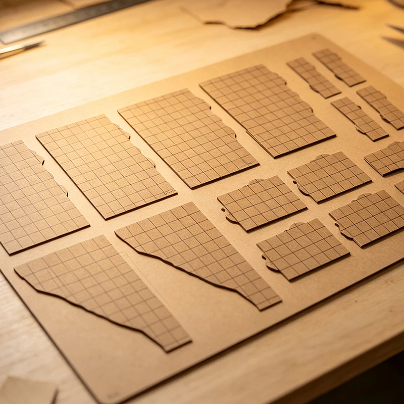 YOMDID Ensemble de 16 pièces de plans de terrain pour jeux de table, idéal pour les jeux de rôle sur table, cadeau parfait
