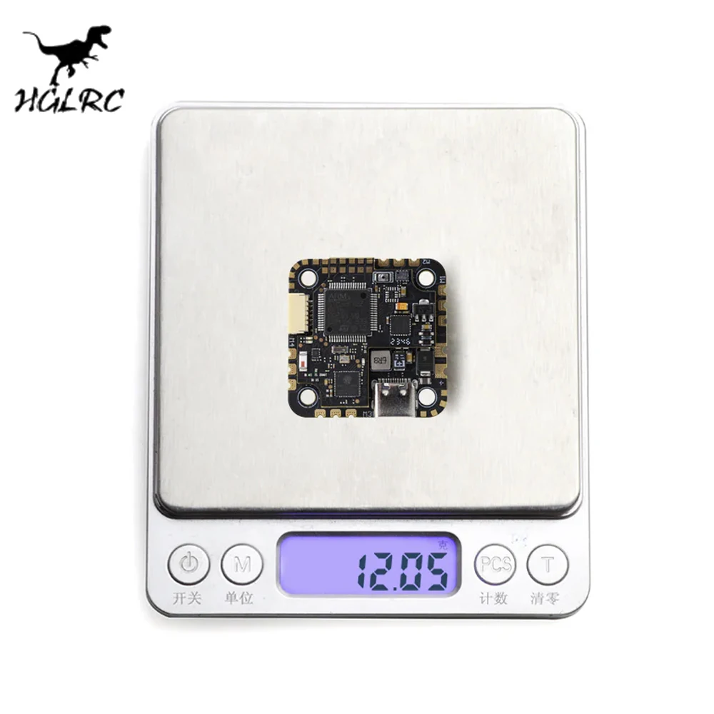 HGLRC controlador de voo especial, Bluetooth sem fio, ajuste de parâmetro para peças RC FPV Freestyle UAV, MPU6000 Gyro, 25A AIO 3-6S