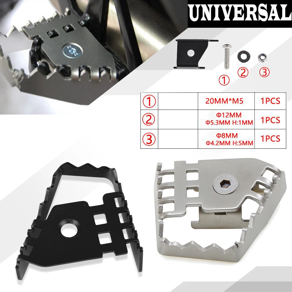 For BMW R1200GS OC R 1200 GS R1200 GS OC 2004-2012 2005 2006 2007 2008 Rear Foot Brake Lever Peg Pad Extension Enlarge Extender
