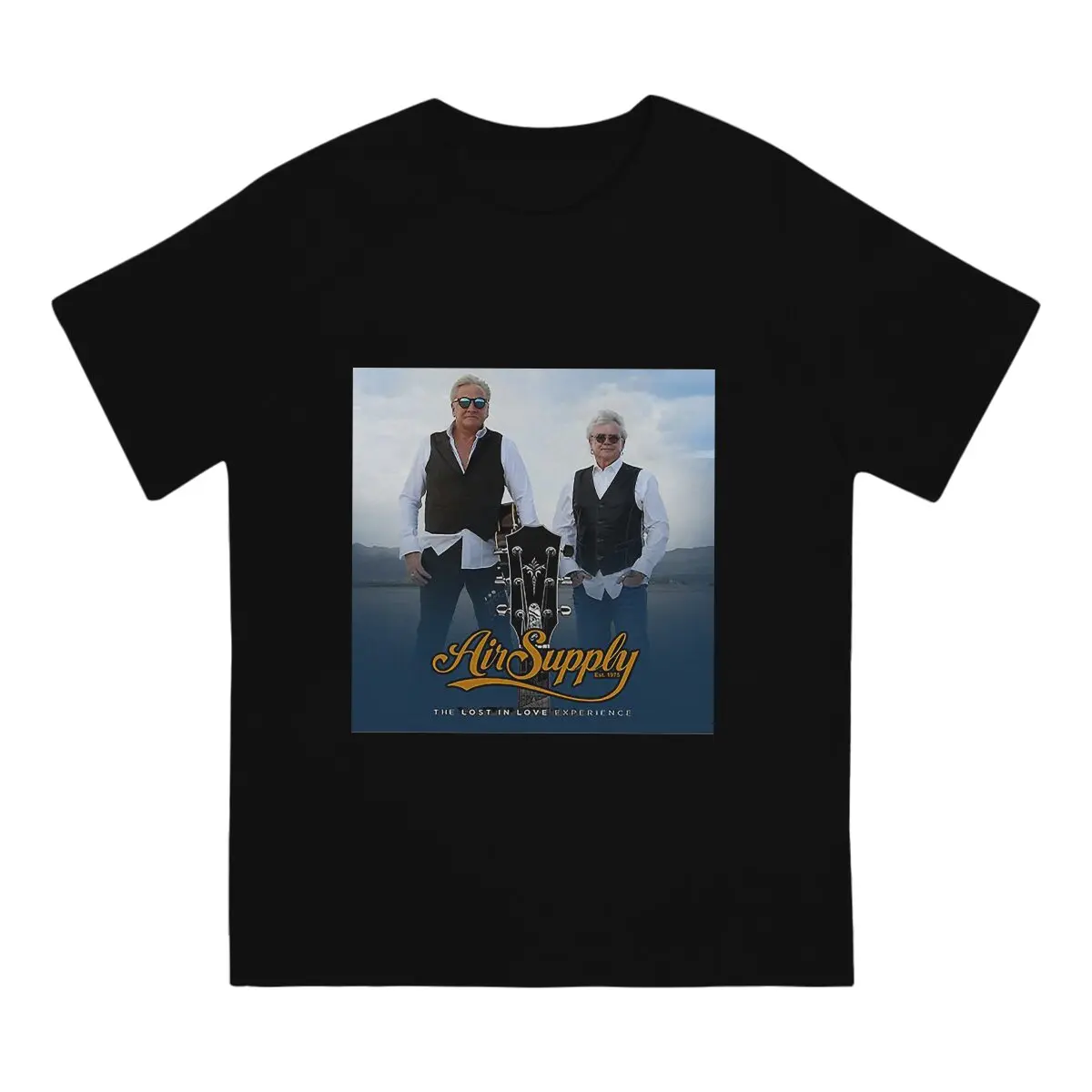 Men's The World-renowned Slow Rock Group Of The 70s And 80s T Shirt Air Supply Pure Cotton Clothes Novelty Short Sleeve