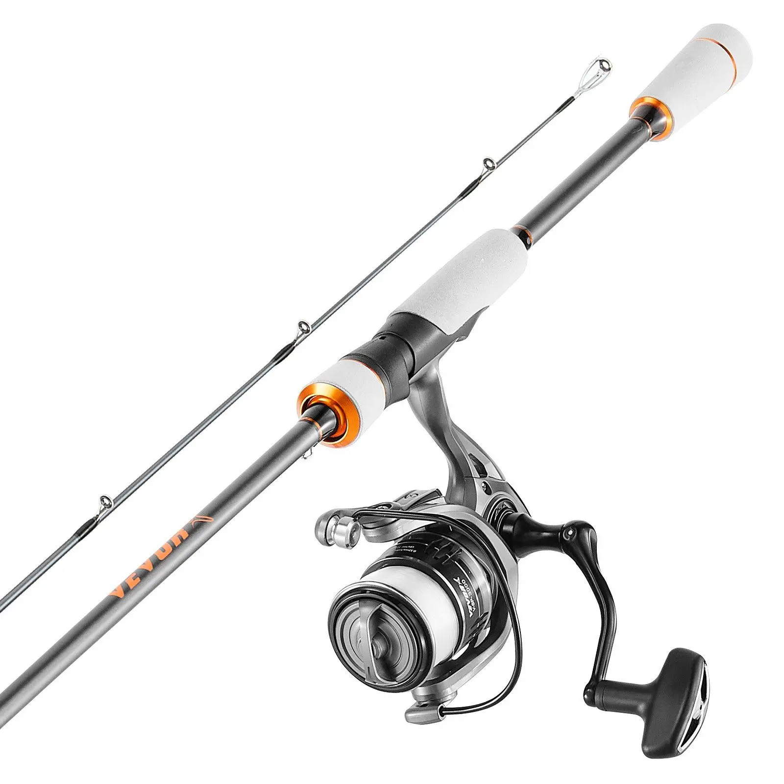 

Rod and Fishing Reel Combo, IM7 Carbon Fiber Spinning Rod and Reel Combo, Bass Fishing Pole with 7 ft Two-Piece Rods, 7+1 Ball