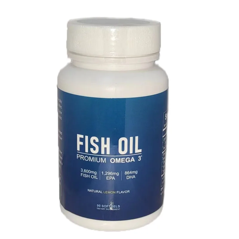 1 Bottles Deep Sea Fish Oil Omega 3 Supplements EPA ＆ DHAFunction Healthy Skin and Nails health food