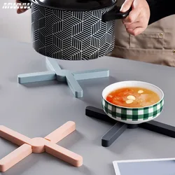 New X Foldable Rubber Tableware Insulation Mat Coaster Cup Mats Pad Heat-insulated Bowl Placemat Home Decor Desktop Eco-friendly