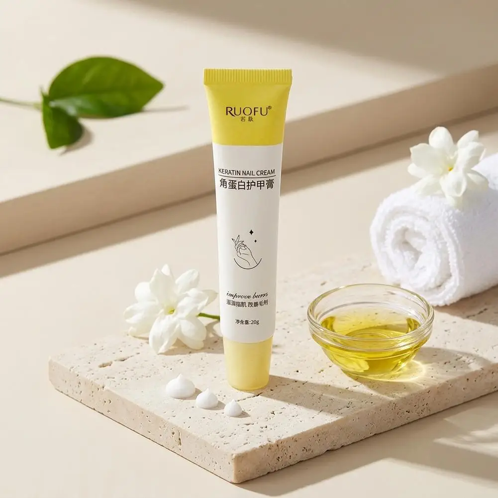 1/2/3pcs Keratin Armor Cream Smooths And Soothes Prickly Hands Nourishes Nail Fingertips And Provides Nail Polish Care Product