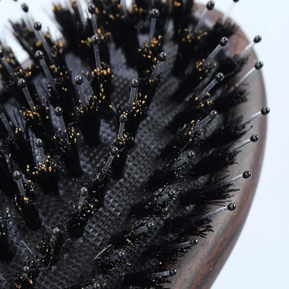 

Ретро сандаловое дерево, подушка безопасности, расческа для волос, щетина, салонная расческа для массажа кожи головы, портативный инструмент для укладки волос, инструмент для макияжа