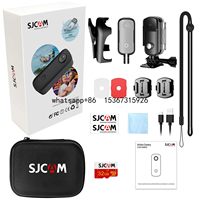 Sjcam C100+ Mini Wifi Action Camera 4k30fps Pocket Size Wearable Magnetic App Controlled Underwater Shooting Vlog Helmet Camera