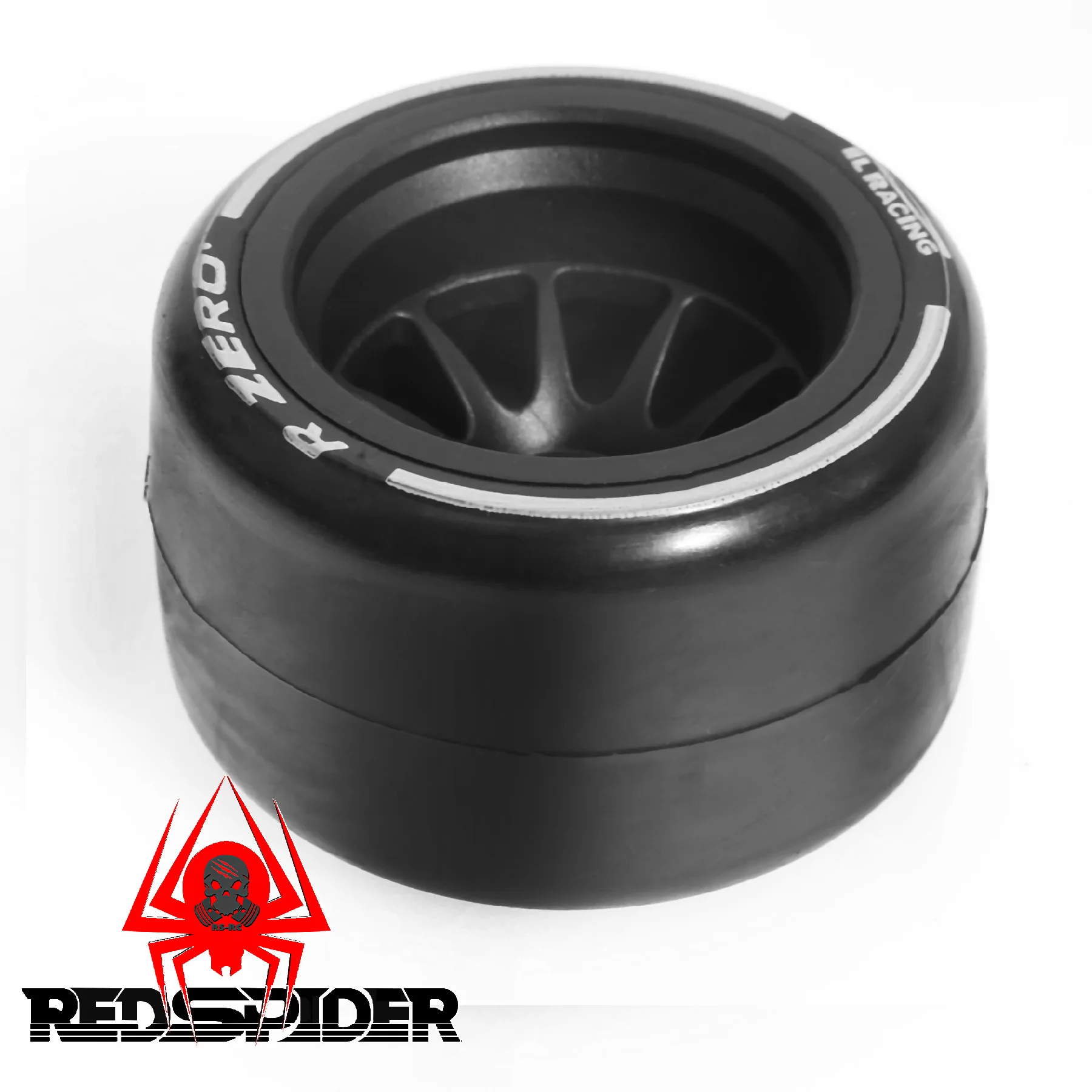 1/10 RC سيارة F1 سباق الإطارات المطاطية للعجلات الأمامية والخلفية 4 قطعة لقوى الفريق 1/10 F1