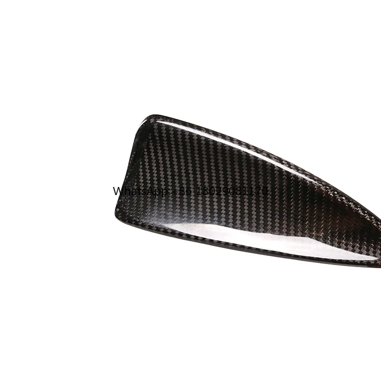 For BMW 5 Series E60 2004-2010/E61 2003 -2008 Real Carbon Fiber Exterior Accessories Roof Shark Fin Antenna Trim Cover Panel