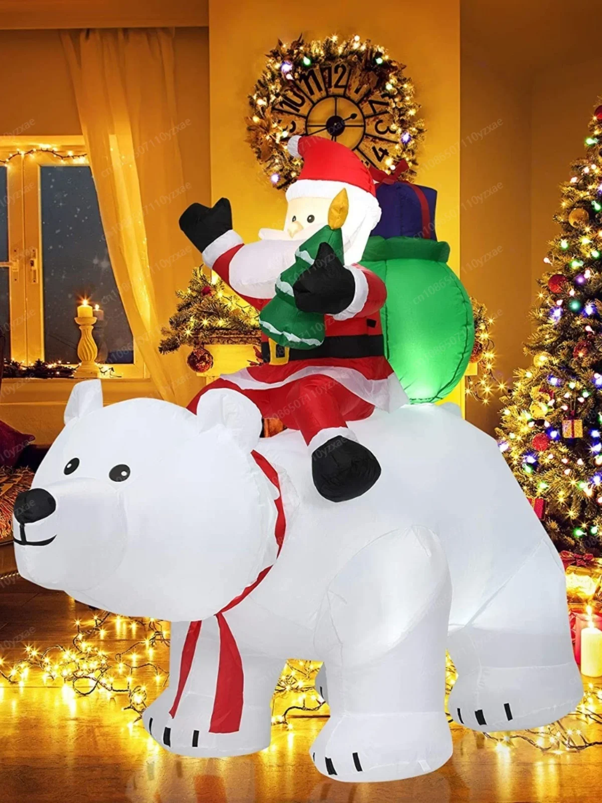 Christmas Decorations Electric Inflatable Santa Snowman Air Mold christmas Tree Arch Store Decoration