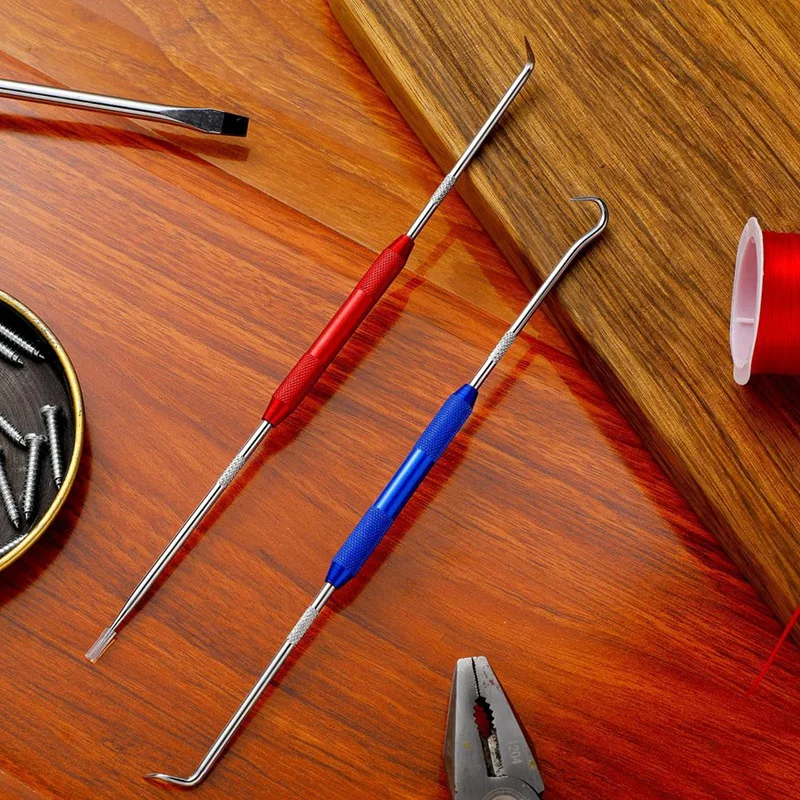 Imagem -05 - Double Pointed Scriber Metal Scribe Ferramenta Gancho e Pick Tool Grupo Reta 45 Graus 90 Graus Dica Marcando Ferramenta Pcs