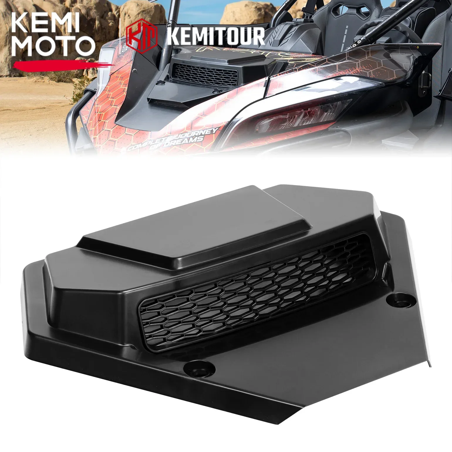 

Hood Scoop Turbo Hood UTV For CFMOTO ZForce 950 Sport HO H.O. EX 1000 SPORT 2020-2024 PP High-Performance Mesh Ventilation