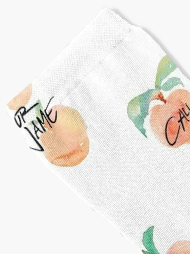 Call Me By Your Name? Peaches Socks basketball christmas stocking Women Socks Men's