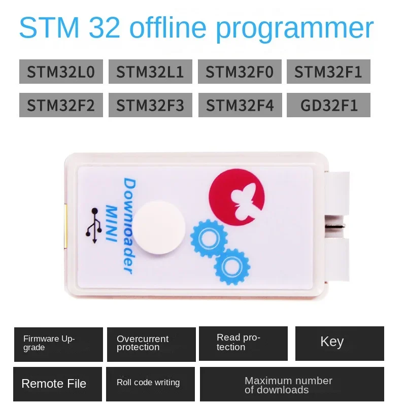 STM32 GD32 Full Series Offline Downloader Offline Programmer Remote Encryption Upgrade