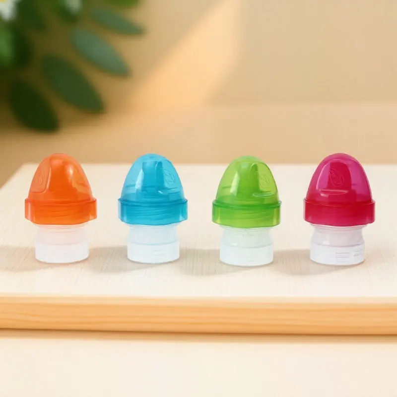 

Набор из 4 многоразовых крышек-трансформеров для детских бутылочек и бутылок для напитков, портативные, легкие, удобные для переноски, для малышей