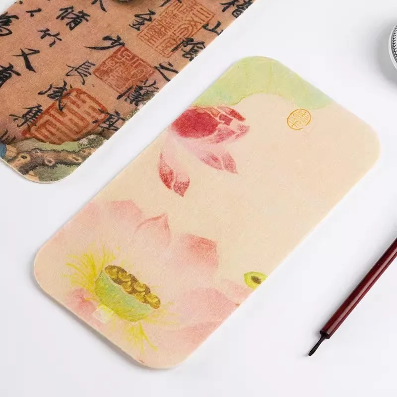 Mini 12x24 cm Chinese Calligraphy Painting Wool Felt Mat Pad For Arm Using