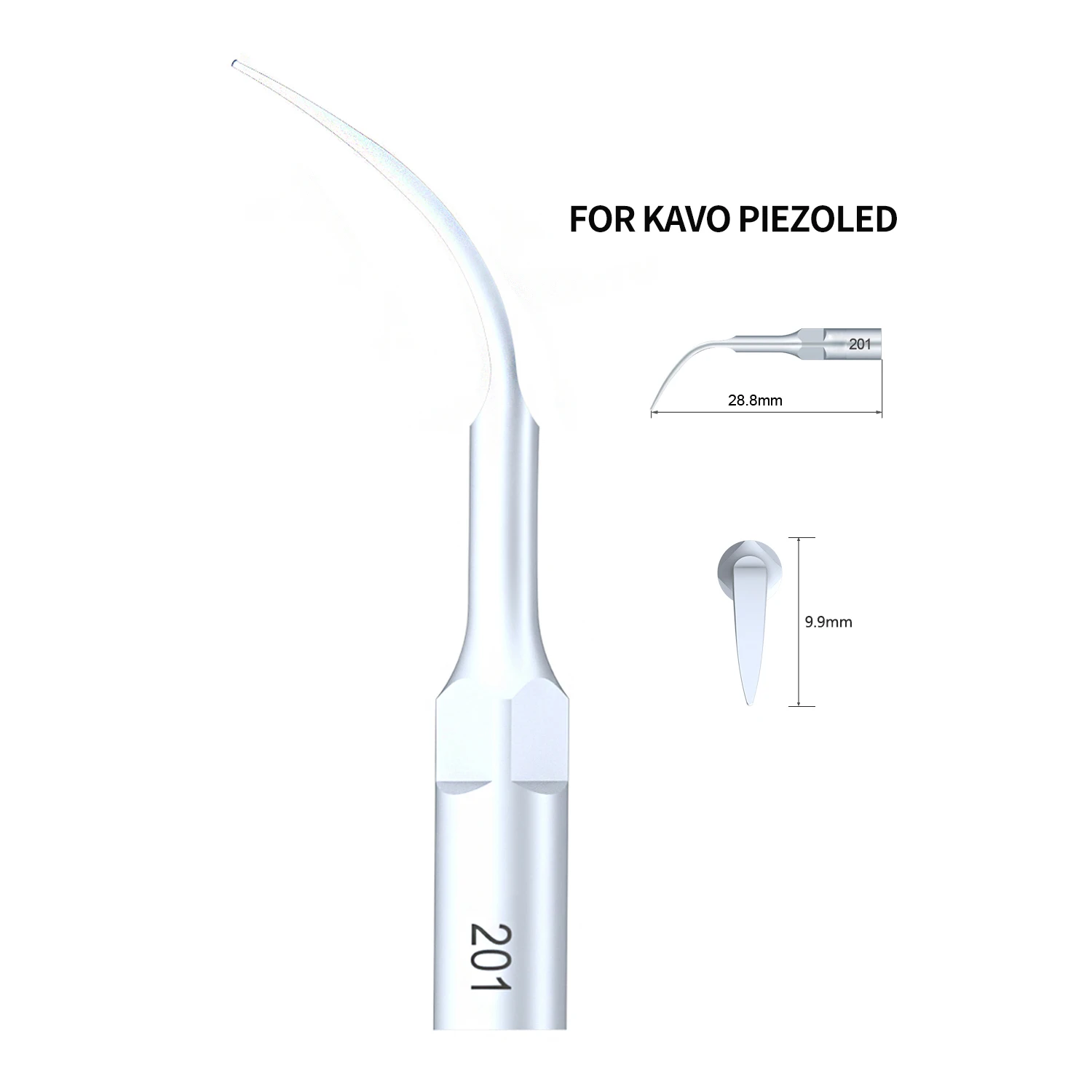 For KAVO PiezoLed Dental Ultrasonic Scaler Handpiece Tip Scaling Periodontics Endodontics 201 202 203 210 225 228 229