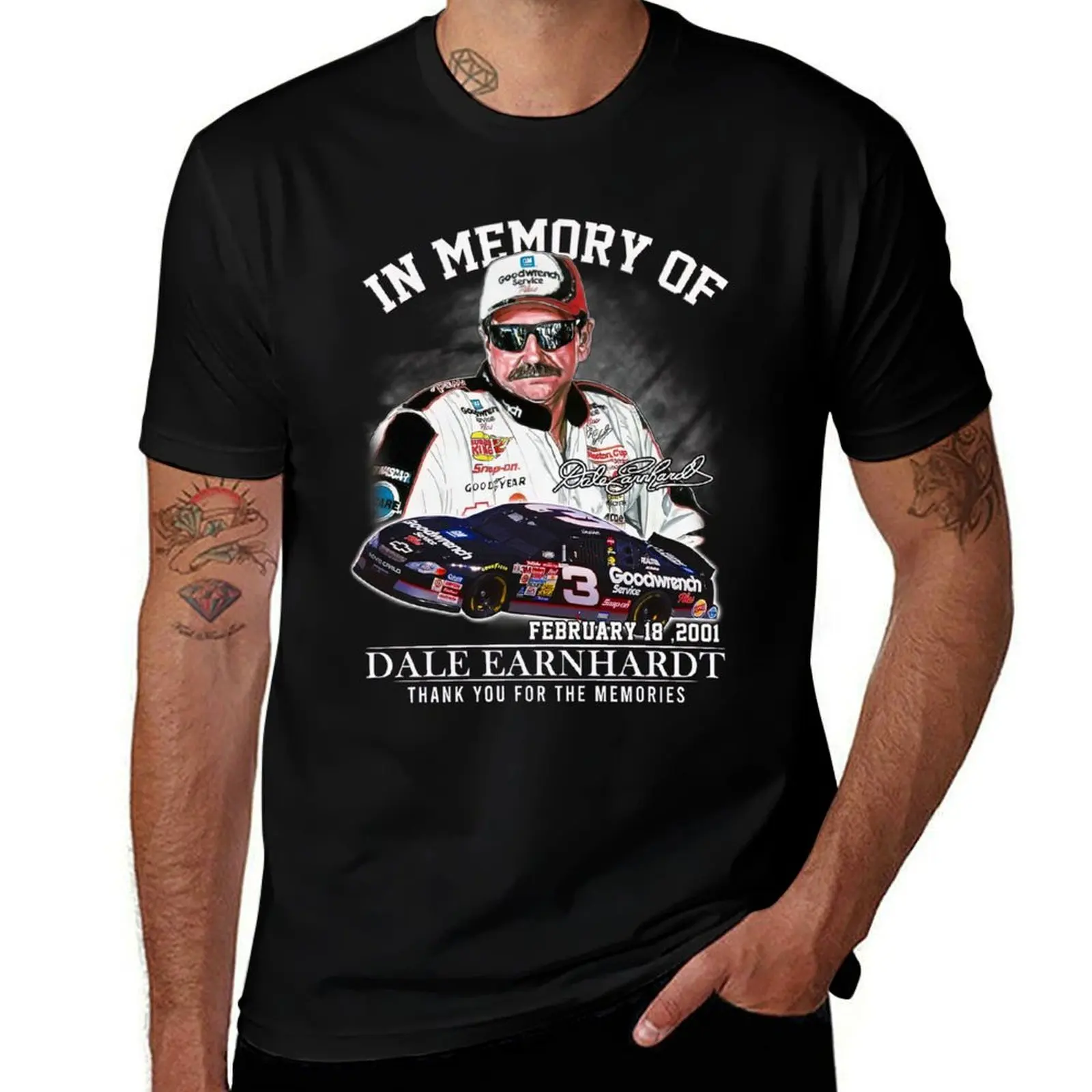 Dale Earnhardt Retro T-Shirt Christmas Theme Tee Top T-Shirt