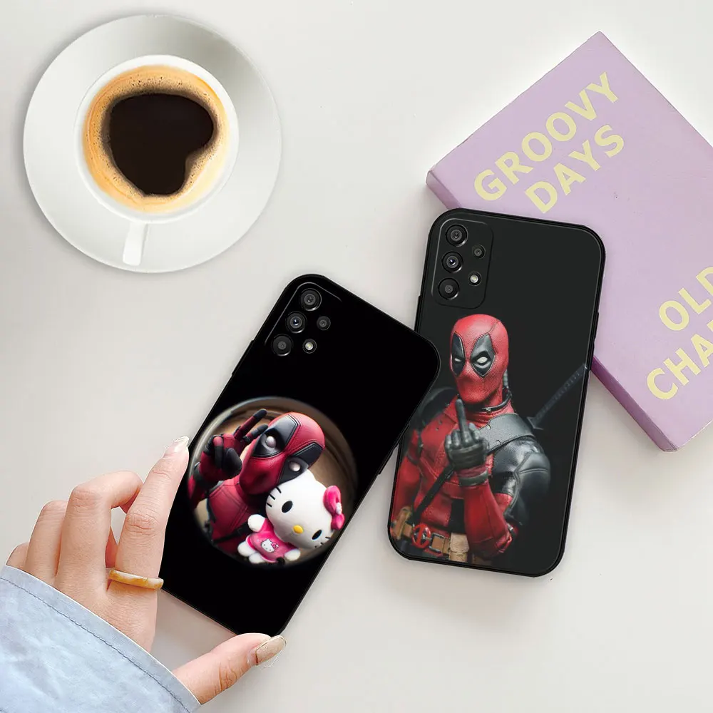 Marvel Deadpool Funny Phone Case For Samsung Galaxy A73 A72 A71 A55 A54 A53 A52 A51 A90 A80 A70 A42 A35 A34 A33 A32 A31 5G Cover