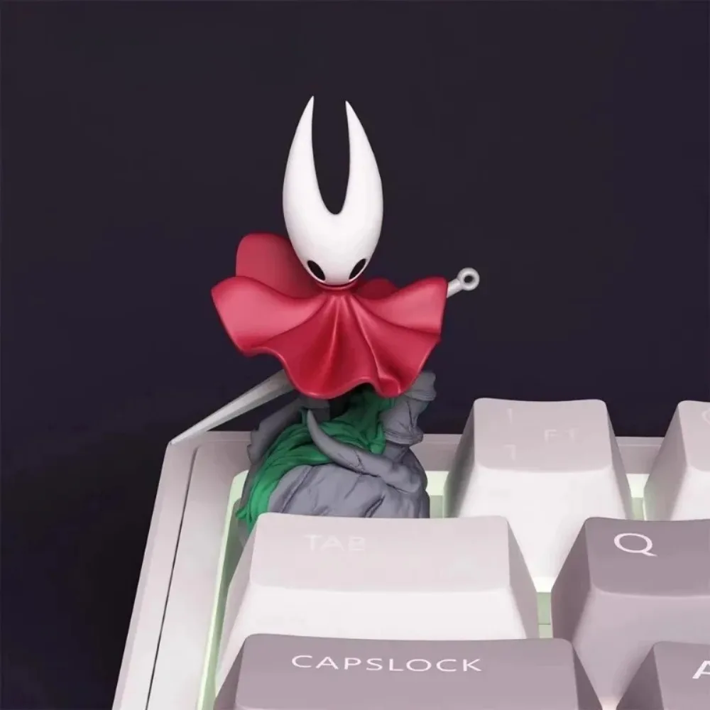 Hollow Knight Silksong Game Anime Keycaps Resin Material Cool Creative Handmade Three-dimensional Keycap for Mechanical Keyboard