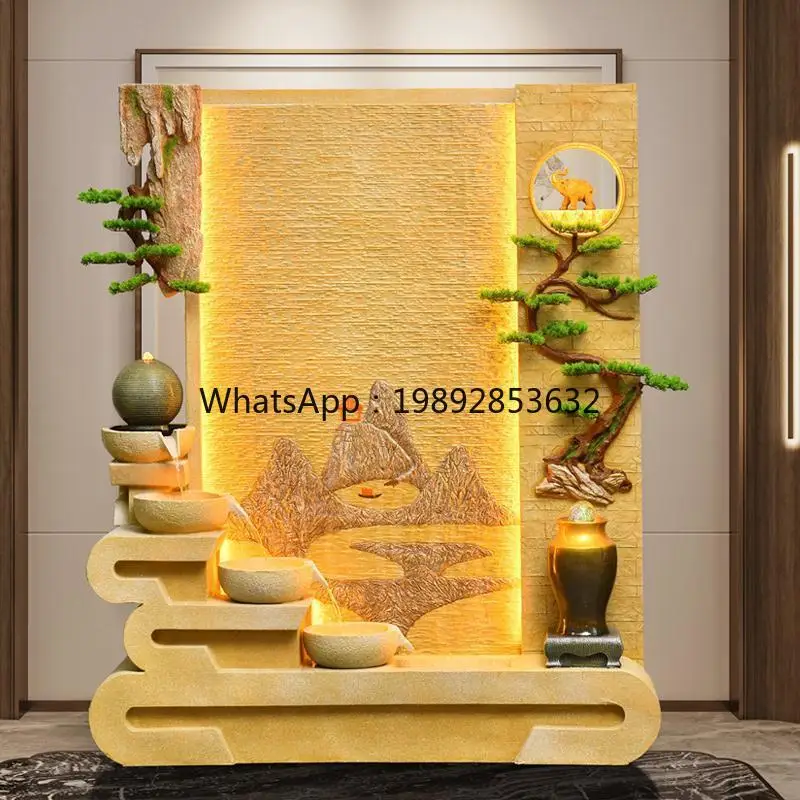 LYY قسم كبير الجنينة المياه المشهد حديقة فناء مكتب الطابق زخرفة النمط الصيني الجديد #3