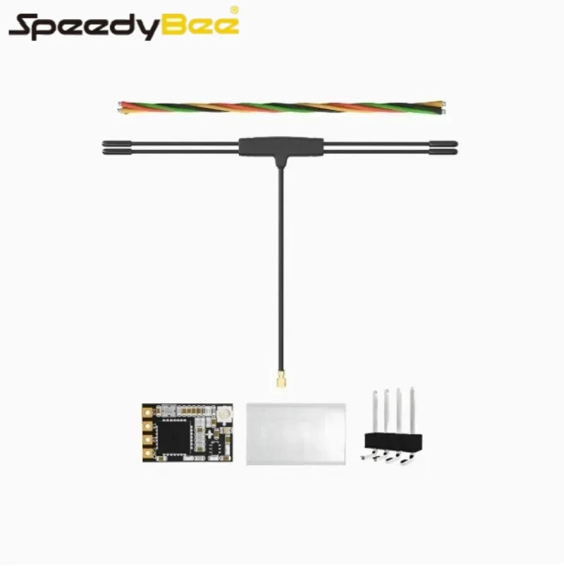 

SpeedyBee Nano ELRS Receiver Dual Band 2.4GHz/915MHz Long Range Low Latency FPV Drone Receiver for Professional Drones Parts