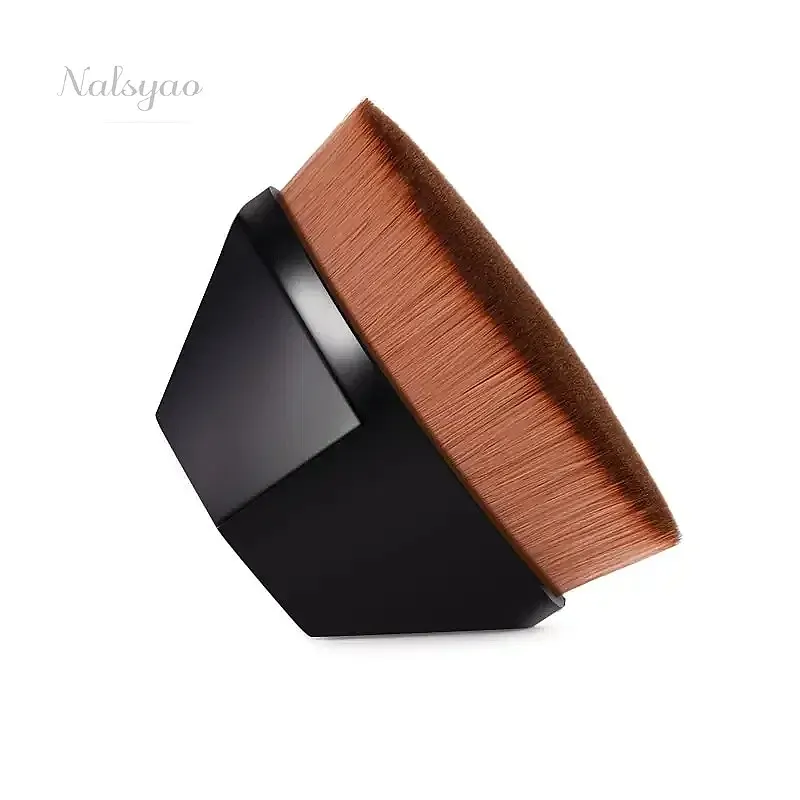 No Trace Soft High Density Fiber Hair Easy Carry Girls Beauty Tools Makeup Brush Liquid Foundation BB Cream