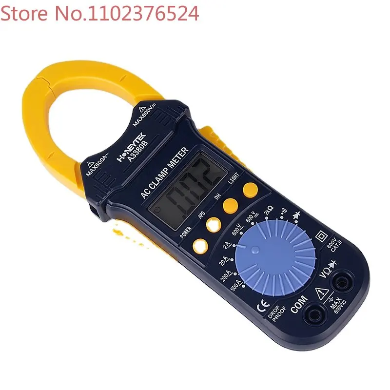 10PCS  Electronic Clamp Meter Tester Volt Ampere Ohm Meter tester AC Voltage Current A3380B Digital Multimeter meter tester