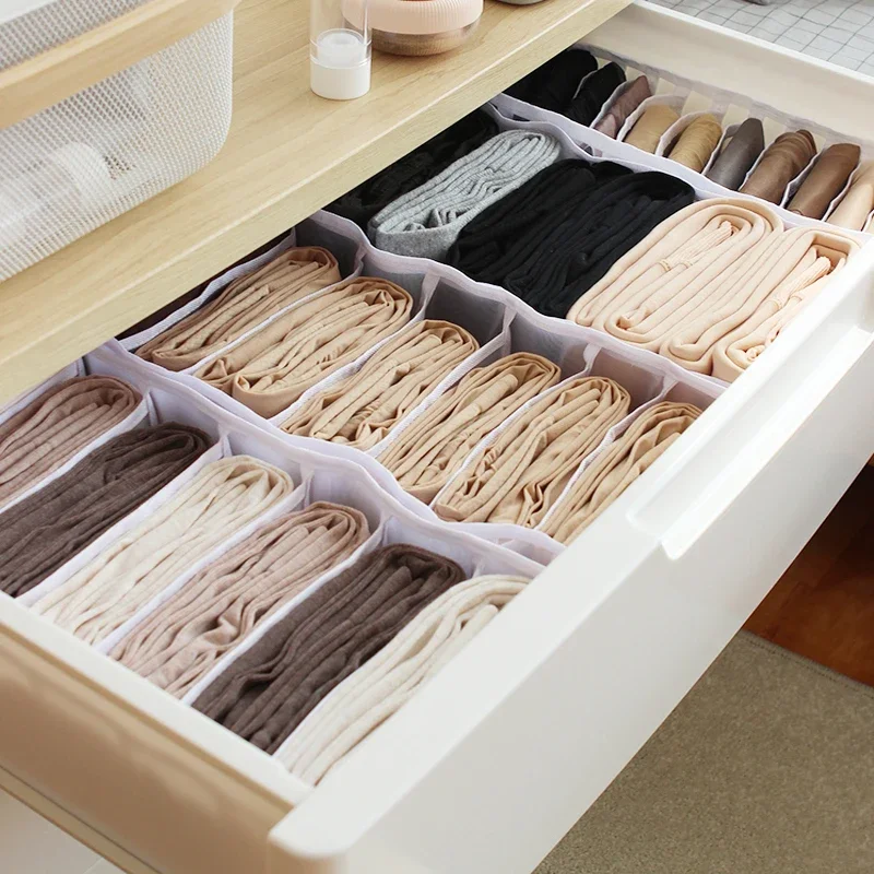 Foldable Jeans Storage Box Cubes Storage Boxes Socks Clothes Underpants Organizer Drawers Divider Box Cabinet Drawer Divider