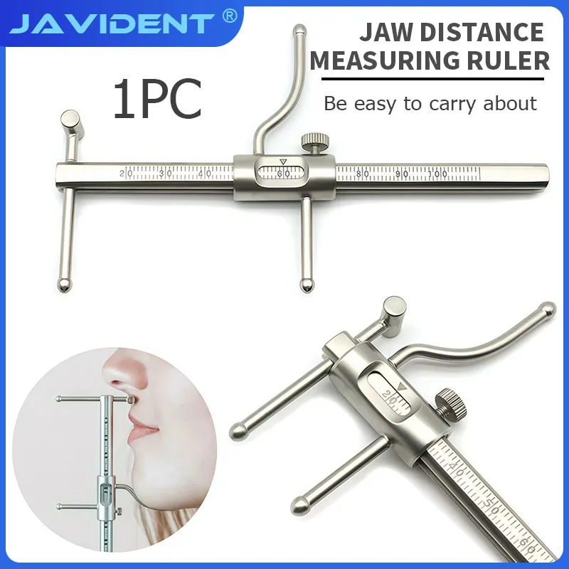 

1Pcs Dental Implant Vertical Measurement Gauge, Denture Thickness and Alveolar Ridge Gauge, Oral Interarch Measurement Gauge