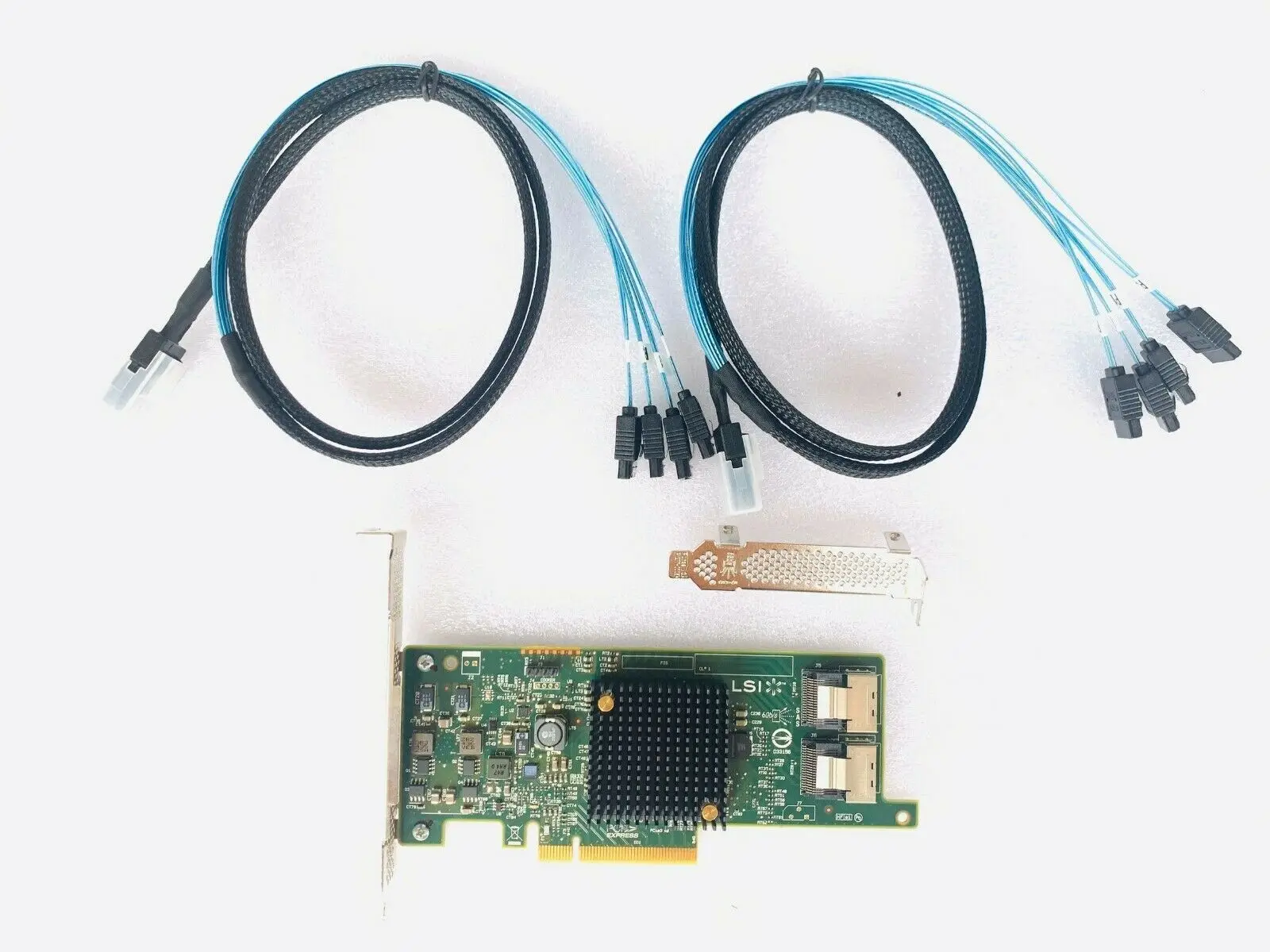 

LSI 9207-8i RAID Controller Card 6Gbs SAS HBA P20 IT Mode For ZFS FreeNAS unRAID RAID Expander Card + 2* 8087 SATA Cable