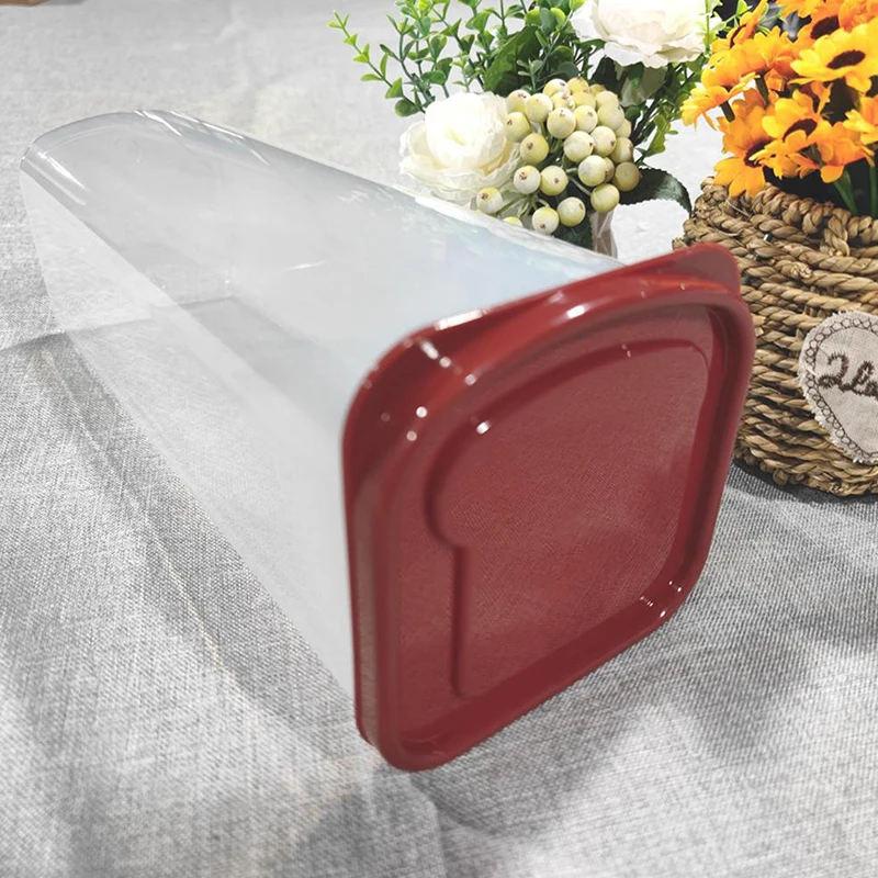 

Rectangular Bread Box Translucent Cake Container Packaging Box Storage Case For Dry Fresh Foods Loaf Cake Keeper