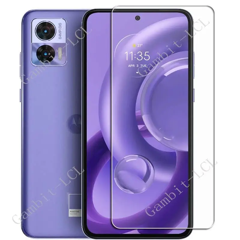 3Pcs Tempered Glass For Motorola Edge Plus (2022) 2021 30 Neo Pro X30 20 S Fusion lite Edge30 30NEO Screen Protector Cover Film view 2