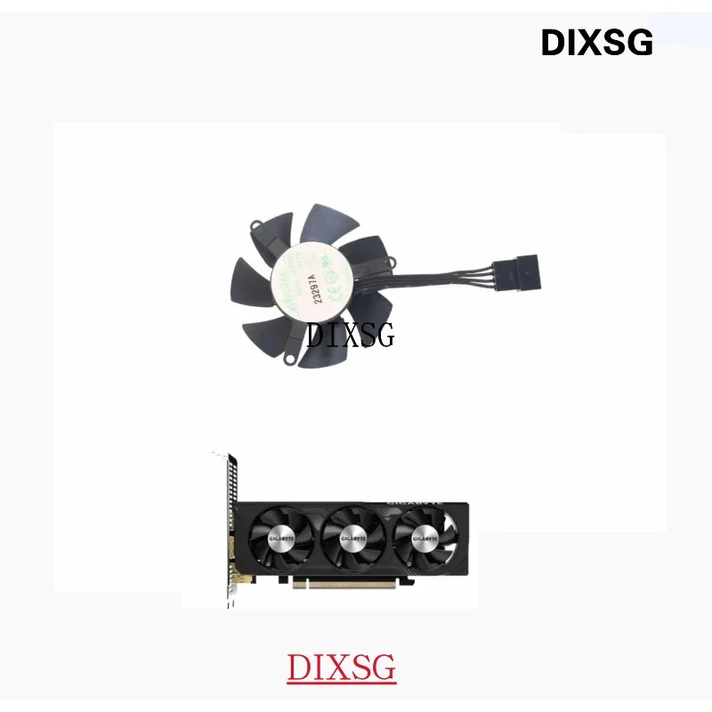 for46MM GA51S2H Graphics card fan For Gigabyte GeForce RTX 4060 OC Low Profile Fan