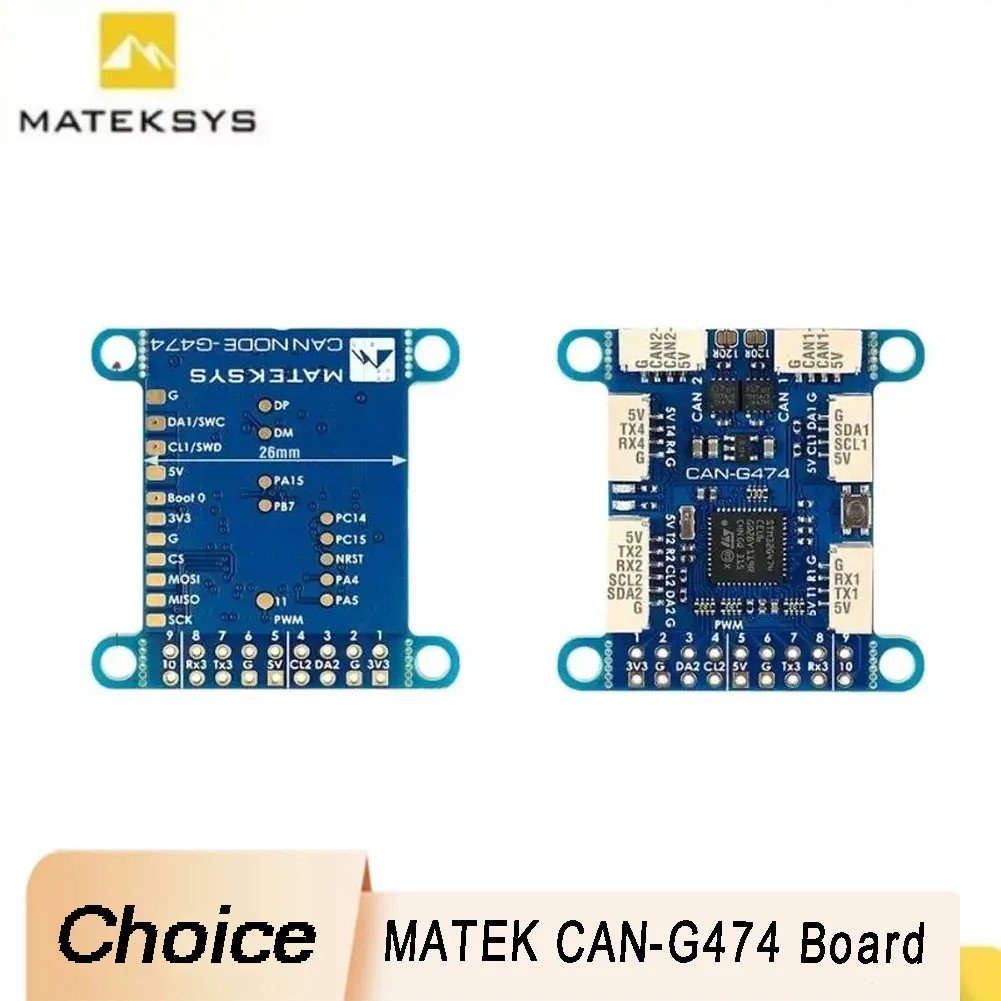 

MATEK CAN-G474 Board – 5Mbit/s High-Speed CAN Transceiver, STM32G474 MCU for FPV Drones Fast Data Trans