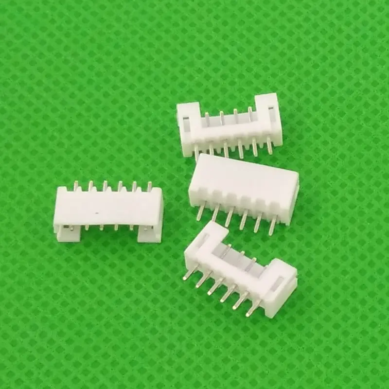 1000pcs/lot male material PH2.0 2mm 6 pins Connectors Leads pin Header PH-6A straight 2.0mm pins