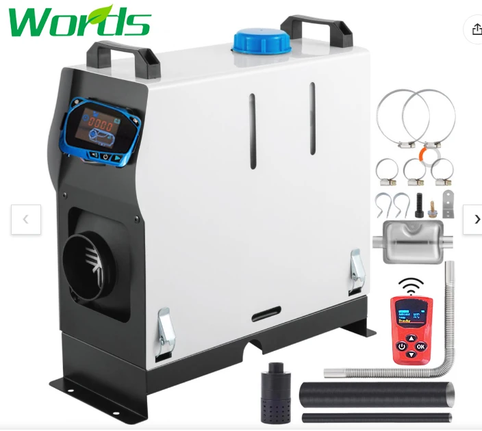 RV المحمولة التخييم في الهواء الطلق 2kw 5kw القضاء على الضوضاء ل Rv سيارة سخان التوقف نوع 24 فولت شاحنة سخان الكابينة