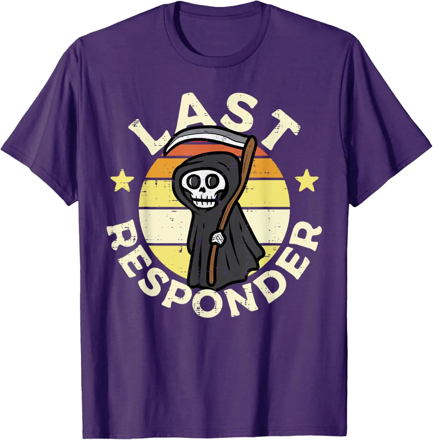 

2026 Стиль унисекс, повседневная футболка из чистого хлопка с забавным слоганом и принтом «Последний веселенный Бог смерти»