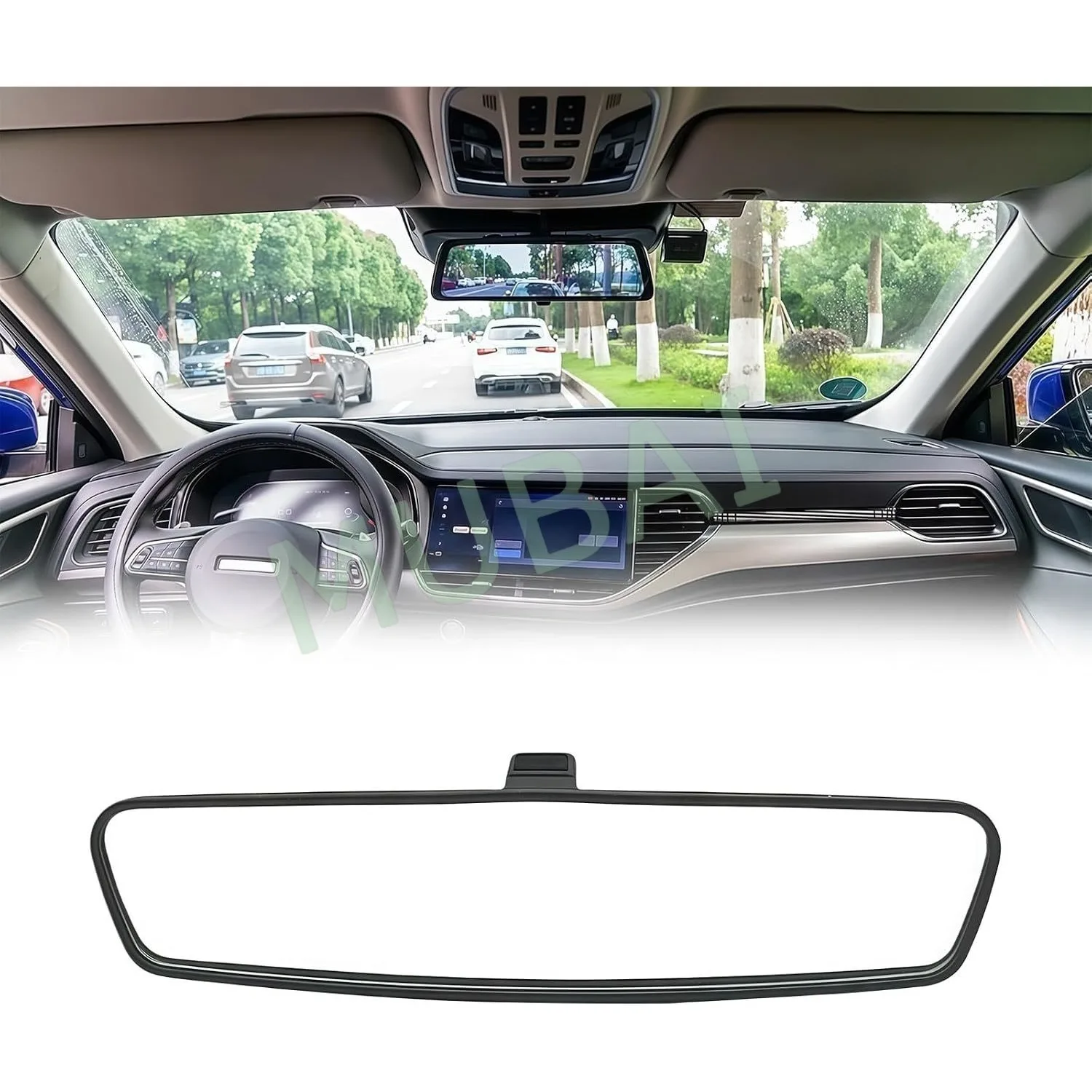 87810-0D070,Expanded View Reflection Device Direct Substitute Exact Fit Direct Fit Anti Glare Reflection Panel for Sedan Models