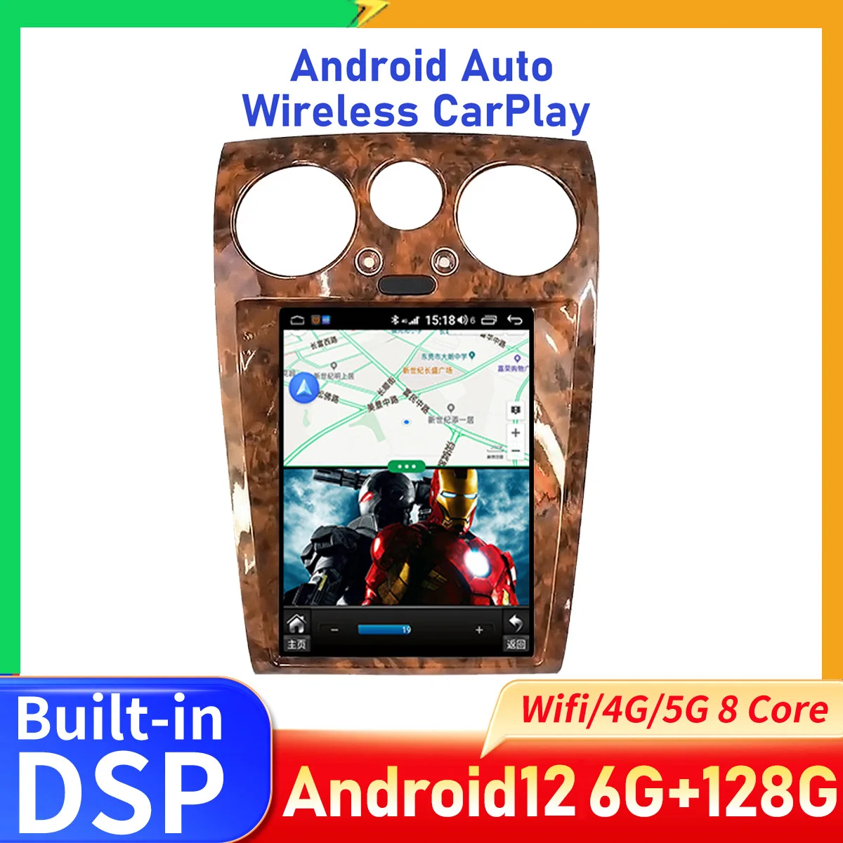 

Android13 Car Radio For Bentley Continental GT Flying Spur 2004 -2015 Carplay GPS Video Auto Multimedia Player Receiver Stereo