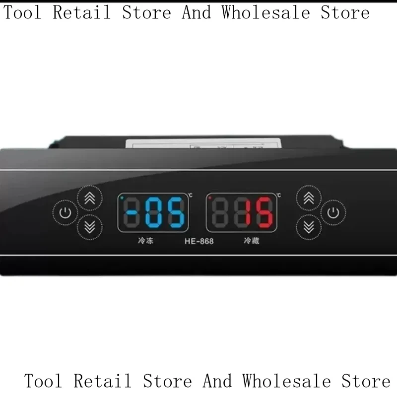 HE-868 Thermostat Freezer Refrigerator Cabinet Dual Digital Display Temperature Controller MK-168