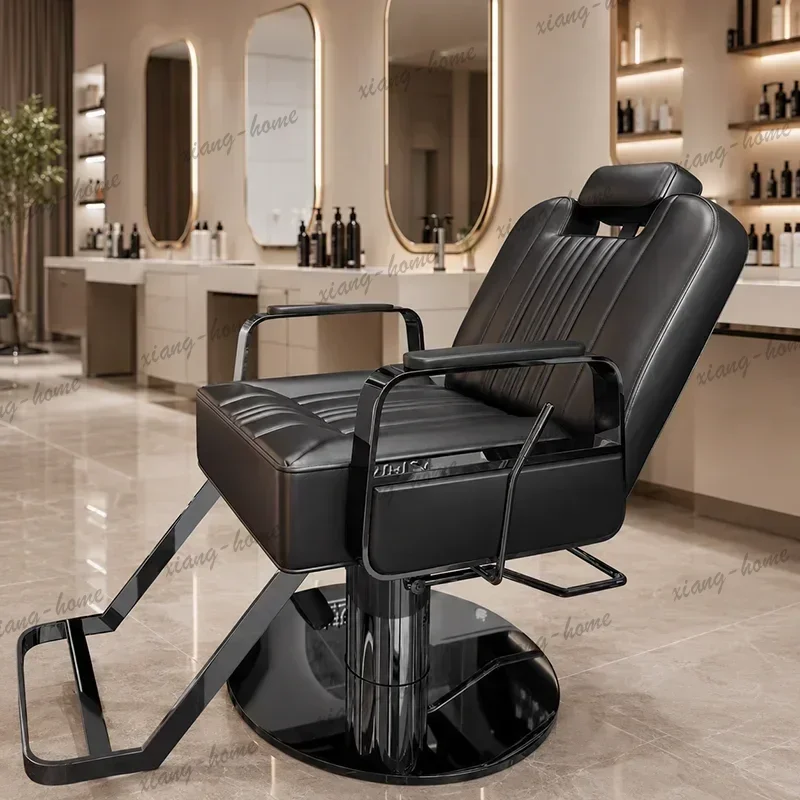 LSBarbers Gold Barber Chair Esthetician Styling Dresser Backwash Barber Chair Hairdresser Massage Sedia Estetista Salon Furnitur