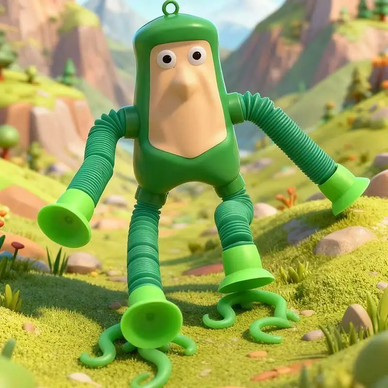 جديد تونغ تونغ صحور ‌   ألعاب كأس الشفط أنابيب البوب لتخفيف التوتر ألعاب يدوية تلسكوبية منفاخ حسية لعبة ضغط مضادة للإجهاد