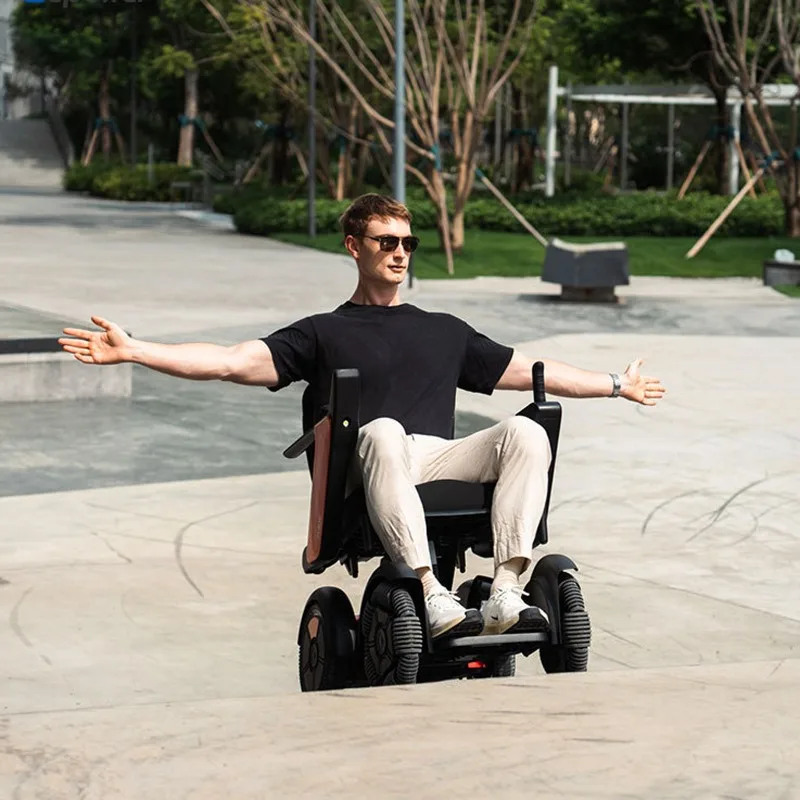 Electric four-wheeler tricycle elderly electric vehicle electric scooter small folding driving aid