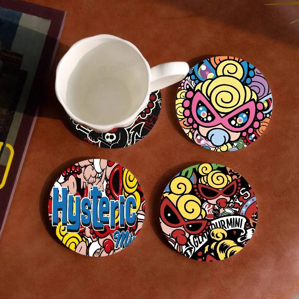

Japan Fashion H-Hysteric M-MiniS Wooden Coaster Coffee Teacup Decoration Coffee Shop Beverage Shop Restaurant Cafe Decoration