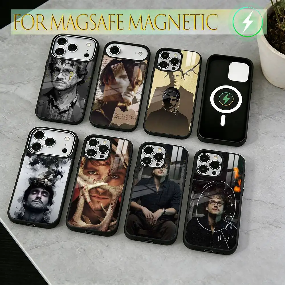 

Hannibal Will Graham Phone Case For iPhone17,16,15,14,13,12,11 Plus,Pro Magnetic For Magsafe Wireless Charging