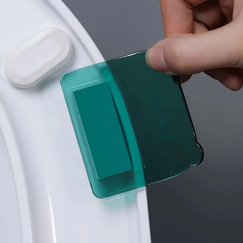 2pcs random colors Portable Nordic Transparent Toilet Seat Lifter Toilet Lifting Device Avoid Touching Toilet Lid Handle WC Acce