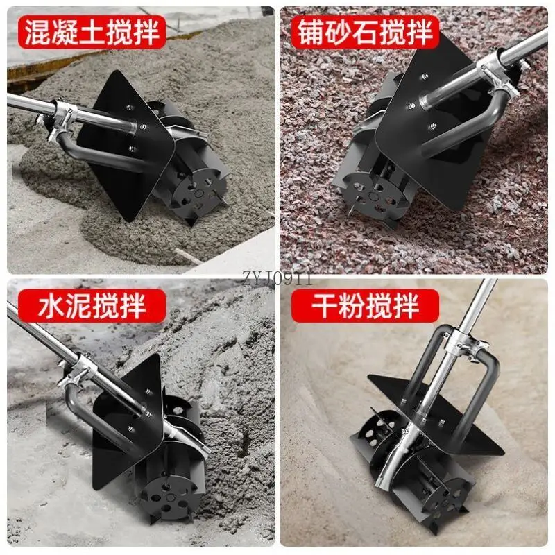 Mixer Concrete Mortar Cement Portable Electric Industrial Ash Mixing Machine